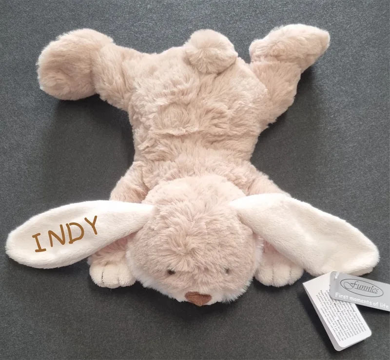 Konijn-Knuffel konijn-Baby knuffel de Funnies en Licht bruin – photo produit