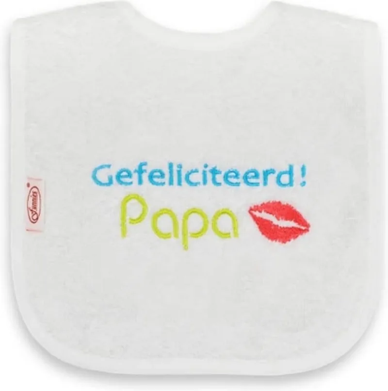 Slab, Gefeliciteerd Papa - verjaardag by Funnies in White – product photo