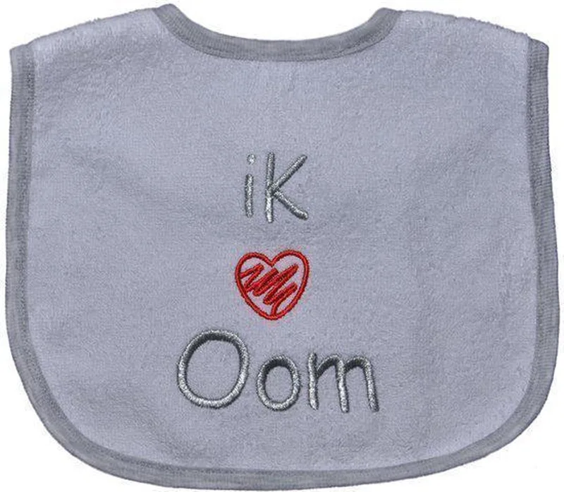 Slab Ik hou van Oom by Funnies in White – product photo
