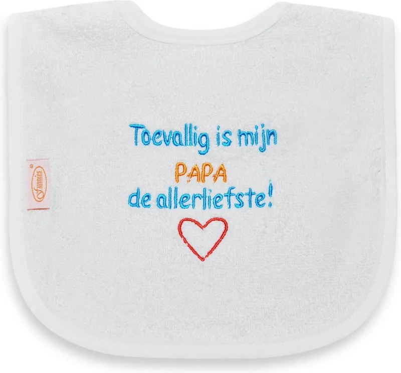 slab "Toevallig is mijn PAPA de allerliefste" de Funnies en Blanc – photo produit