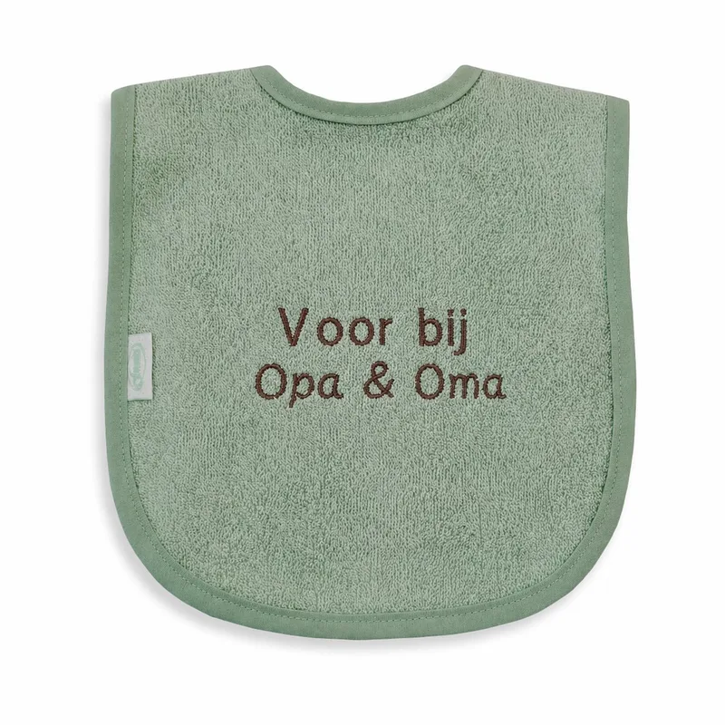Slab zwangerschapsaankondiging – voor opa en oma – Baby slab aankondiging zwangerschap – Cadeau voor opa en oma – slab - 100% katoen - baby aankondiging - originele zwangerschaps reveal de Funnies en Vert – photo produit