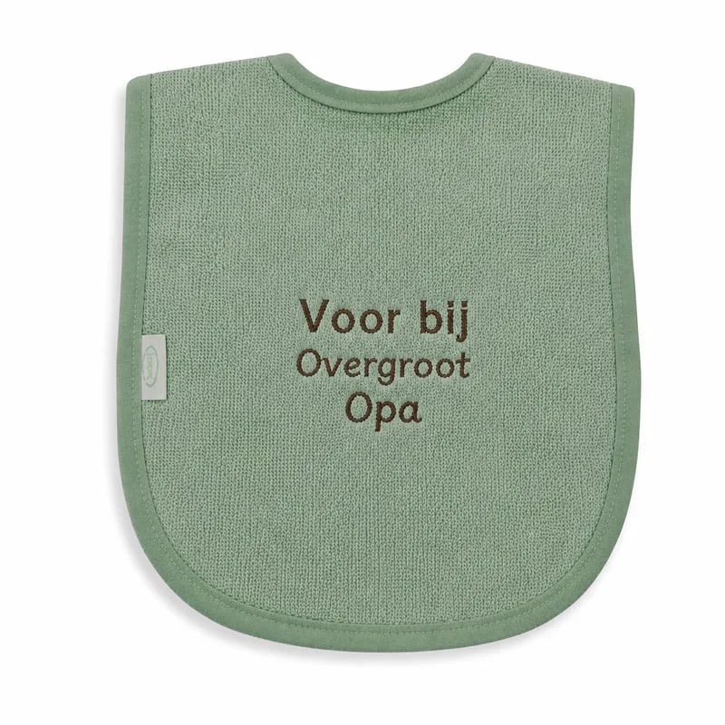 Slab zwangerschapsaankondiging – voor overgroot opa – Baby slab aankondiging zwangerschap – Cadeau voor overgroot opa – slab - 100% katoen - baby aankondiging - originele zwangerschaps reveal by Funnies in Green – product photo