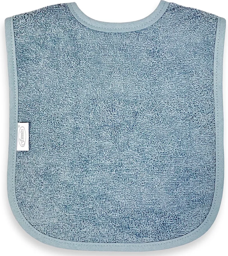 Slabber Junior 40 Cm Katoen Grijsblauw by Funnies in Grey – product photo