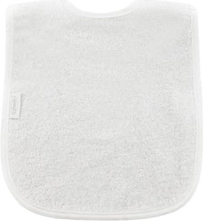 Slabbetje Junior 40 Cm Katoen by Funnies in White – product photo