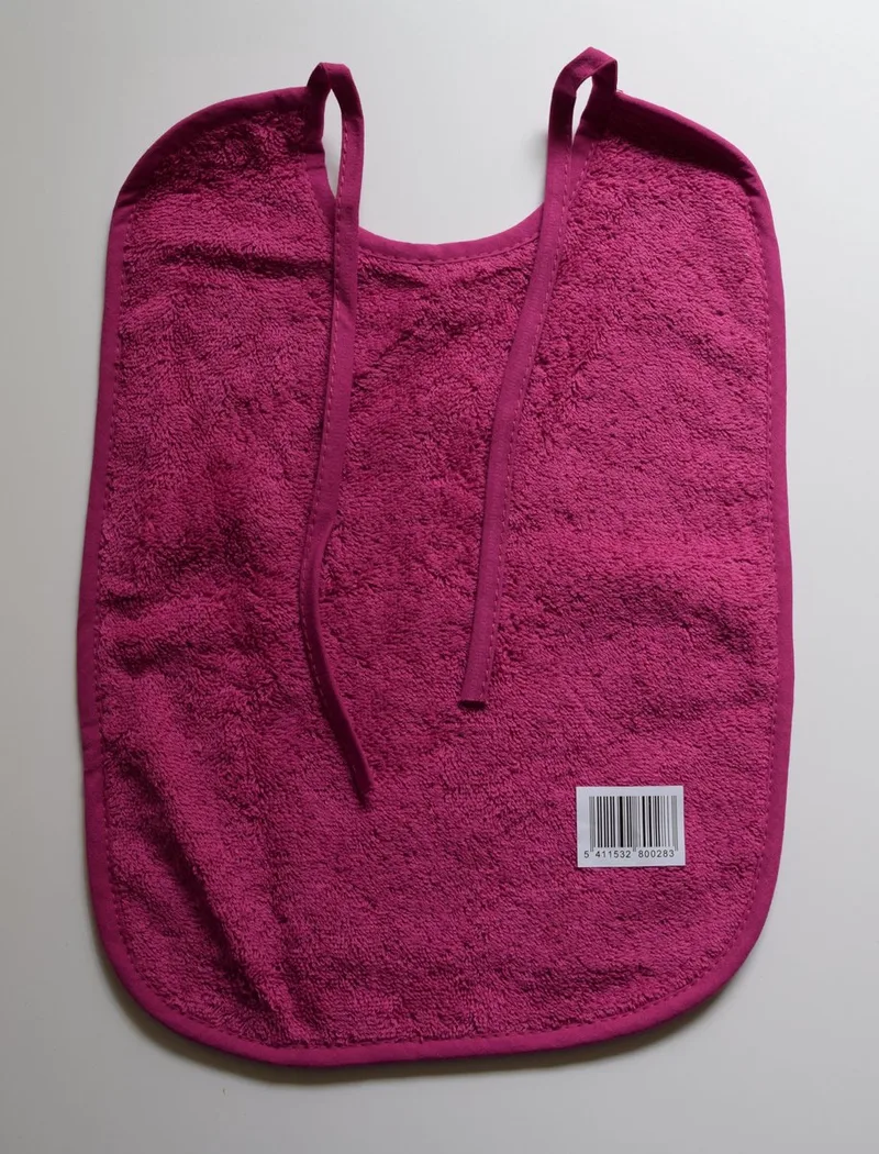 Slabbetje met koordjes by Funnies in Paarsroze – product photo