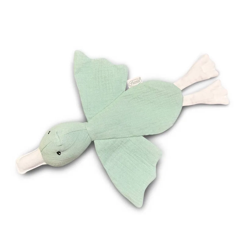 Speendoekje Funnies Eend Stone Green van Funnies – productfoto