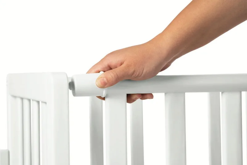 Beistellbett Betty - 9-Fach Höhenverstellbar, stabil & ideal für Neugeborene von Geuther in Weiß – Produktfoto 5 von 5
