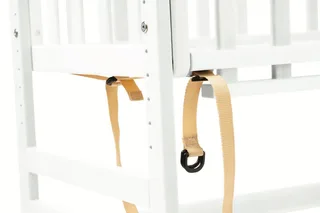 Beistellbett Betty - 9-Fach Höhenverstellbar, stabil & ideal für Neugeborene von Geuther in Weiß – Produktfoto 4 von 5