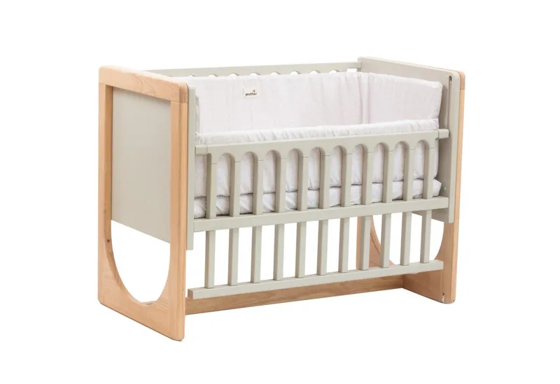 Beistellbett HATO Beistellbett 4-in-1 mitwachsend Babybett Holz Natur, 4-in-1 by Geuther – product photo