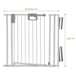 Treppenschutzgitter Easylock Plus 84-92,5 cm van Geuther in Wit, 84,5 × 81,5 mm – productfoto 1 van 3