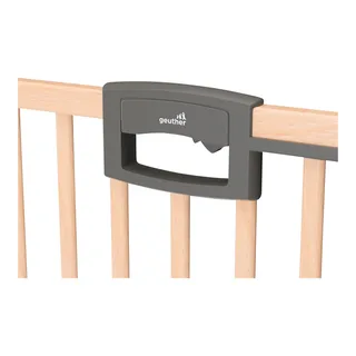Treppenschutzgitter Easylock zum Klemmen 84,5-92,5 cm de Geuther en Naturel, 81,5 × 84,5 mm – photo produit 1 sur 3