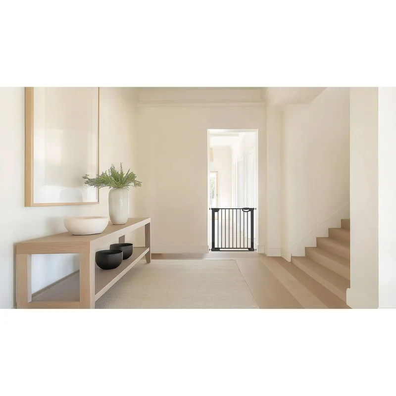 Tür- & Treppenschutzgitter Easylock mit Flatstep 83-90cm van Geuther in Zwart, 84 × 79,5 × 4 mm – productfoto 2 van 2