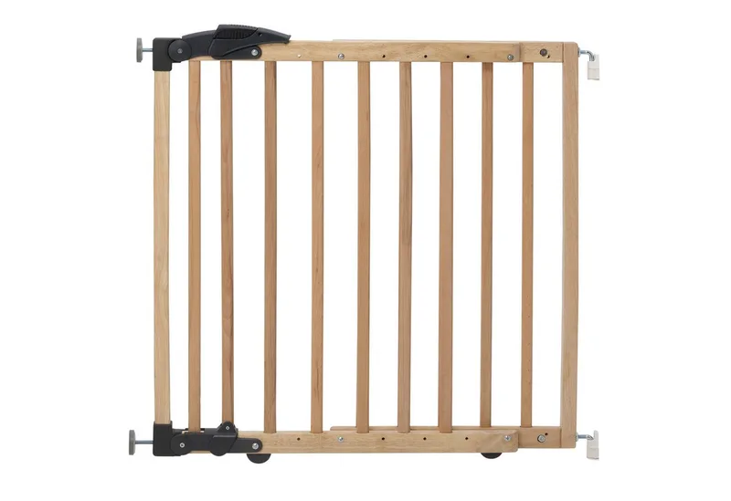 Türschutzgitter 2714 aus Holz – Klemmen oder Schwenken – 68–102 cm, auch als Treppenschutzgitter verwendbar de Geuther en Beige – photo produit