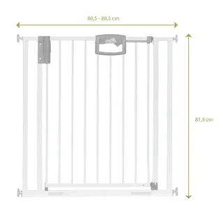 Türschutzgitter Easylock Plus 80,5-88,5 cm van Geuther in Wit, 80,5 × 81,5 mm – productfoto 1 van 3