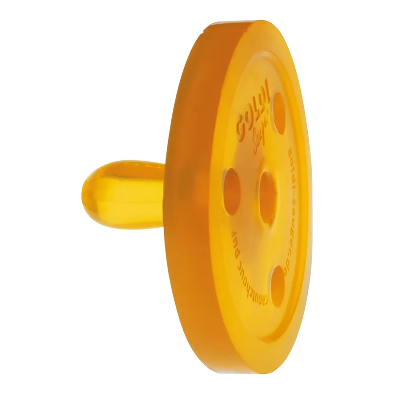 Schnuller Naturform oval XS, 0M aus Naturkautschuk de Goldi en Naturel – photo produit 1 sur 2