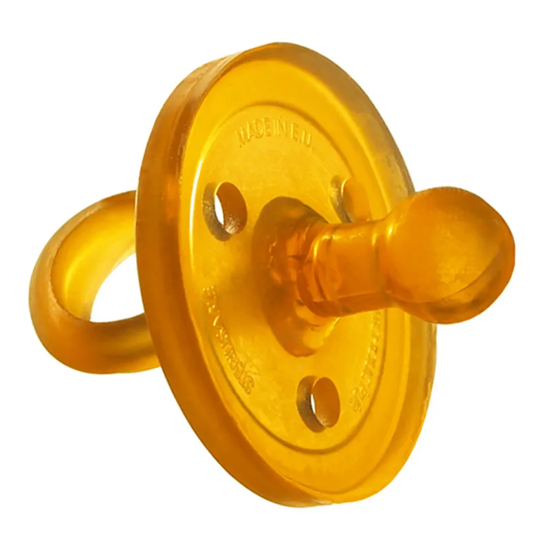 Schnuller runde Form aus Naturkautschuk by Goldi in Natural – product photo