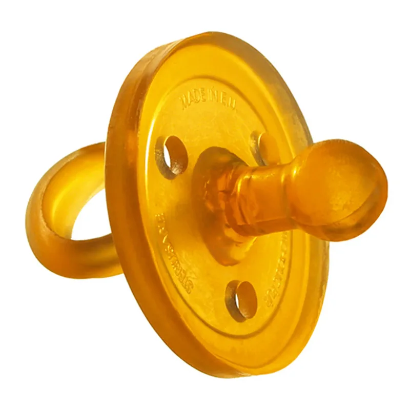Schnuller runde Form aus Naturkautschuk by Goldi in Natural – product photo