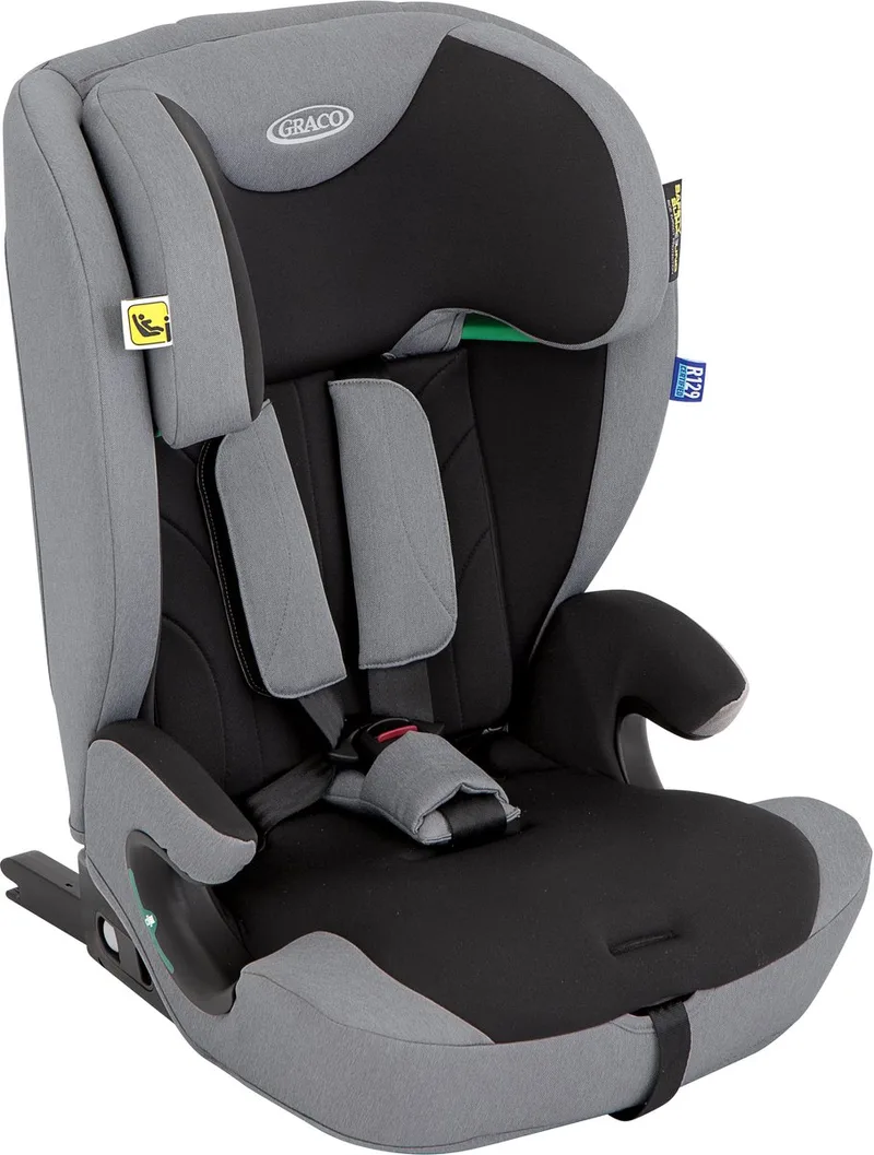 Energi - Autostoel - inclusief ISOFIX en Top Tether - 76 tot 150 cm (ca. 15 maanden tot 12 jaar) - i-Size R129 by Graco in Meteor – product photo