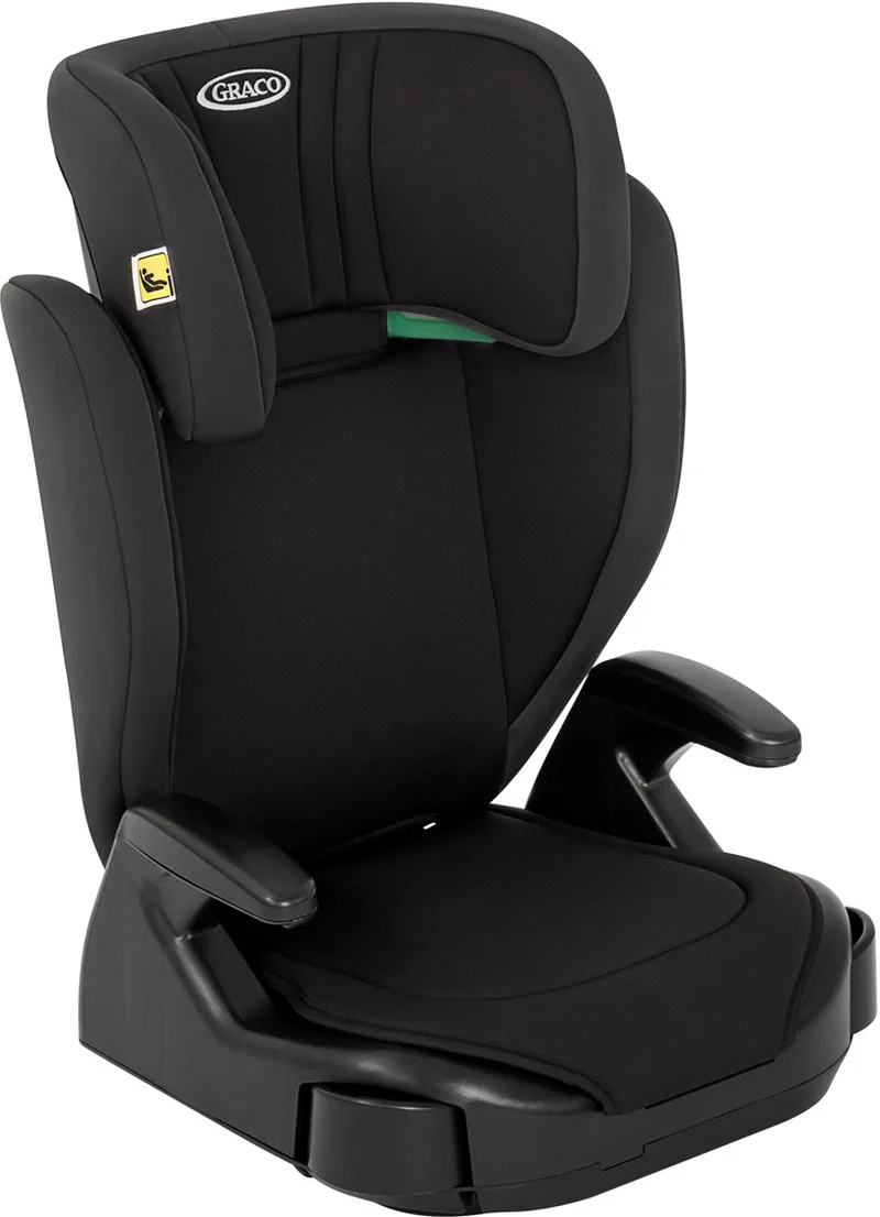 Junior Maxi - Autostoeltje - Inclusief Rugleuning - Midnight - 100 tot 150 cm (ca. 3,5 tot 12 jaar) - i-Size R129 de Graco en Zwart – photo produit