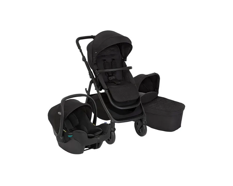 Kombi-Kinderwagen Near2Me™ DLX 3in1, (Spar-Set) van Graco in Schwarz – productfoto