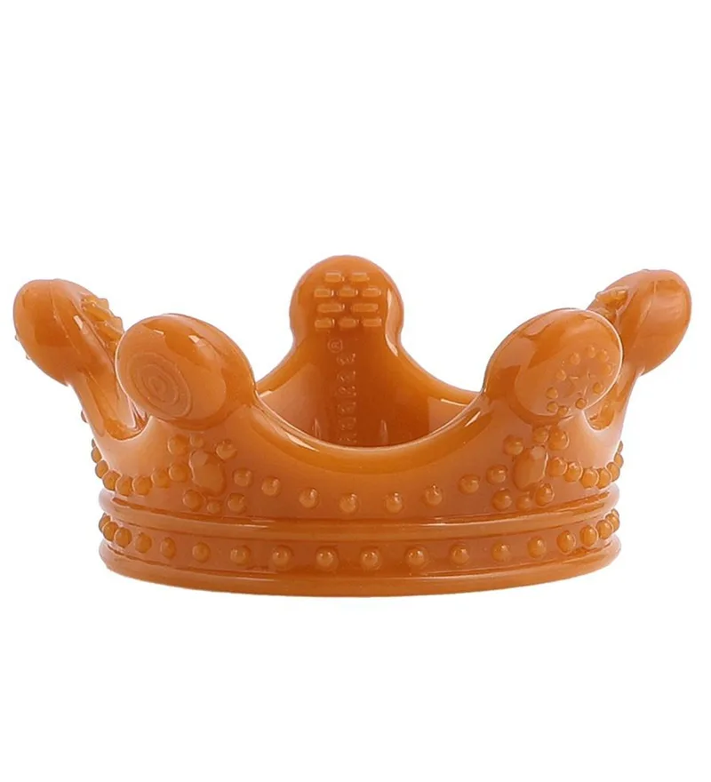 Bijtring - Silicone - Kroon - Amber från Haakaa – produktbild