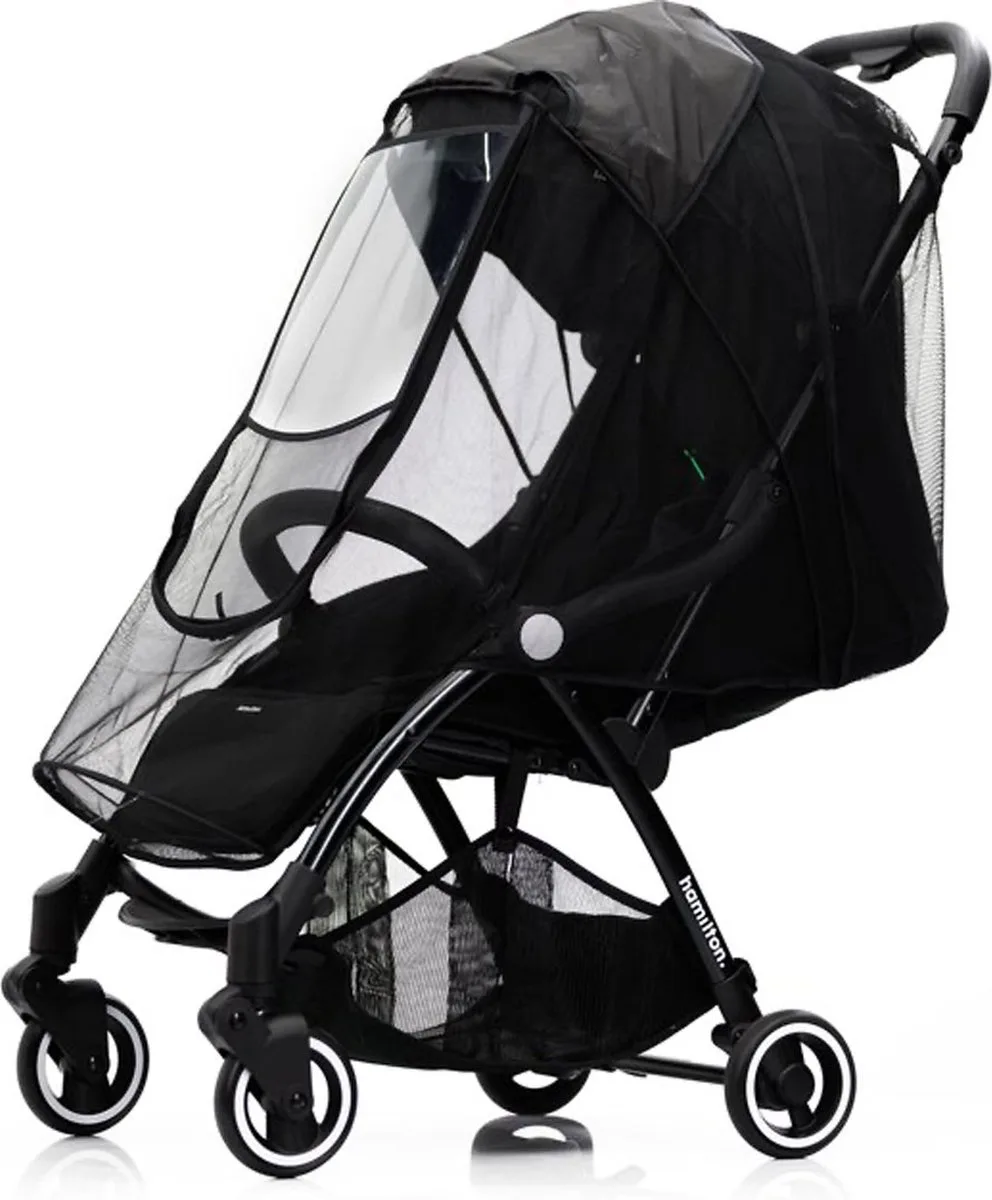 Premium Buggy Muggennet – Met kijkvenster – Kinderwagen Klamboe – Anti- Wespen, Muggen en Vliegennet de Hamilton by Yoop en Transparent – photo produit