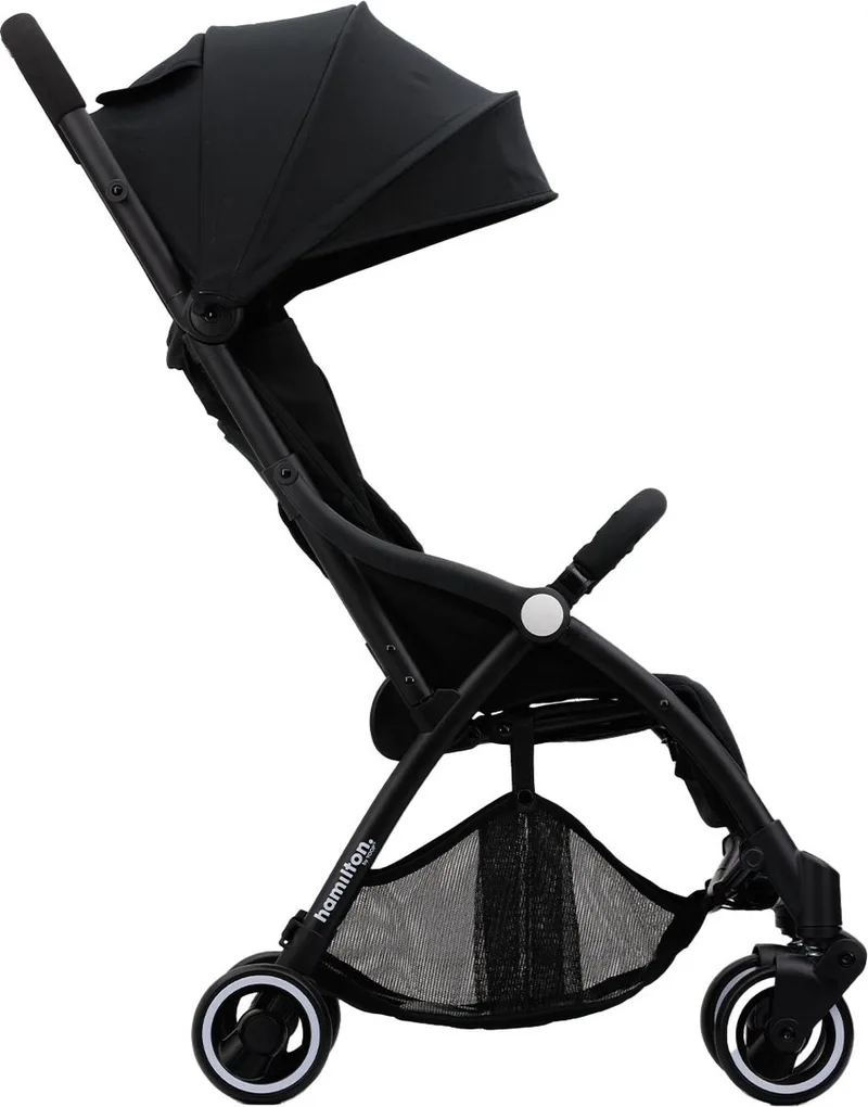 S1 Plus Buggy - MagicFold - Tot 22 kg - Compacte Wandelwagen - Inklapbare Plooibuggy - Reisbuggy de Hamilton by Yoop en Zwart – photo produit