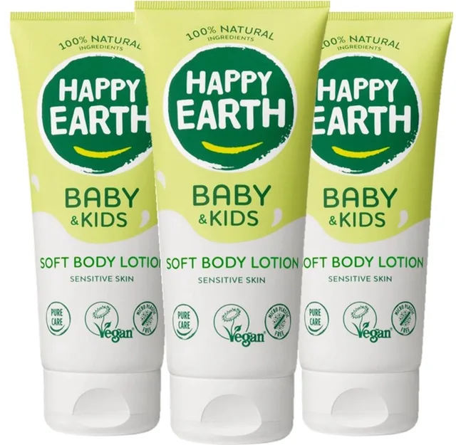 Baby & Kids 100% Natuurlijk Bodylotion - 3 x 200 ml