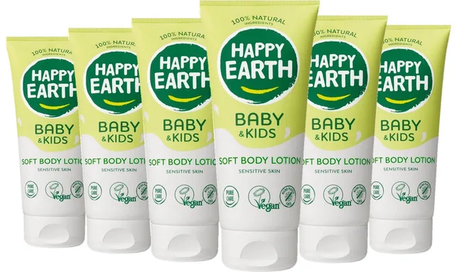 Baby & Kids 100% Natuurlijk Bodylotion - 6 x 200 ml
