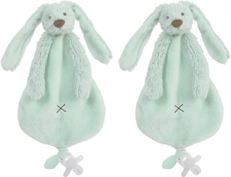 2 Happy Horse Richie Knuffeldoekjes - Baby cadeau - Kraamcadeau - Tuttle doekjes by Happy Horse in Lagoon – product photo