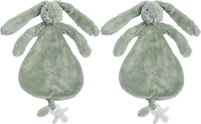 2 Happy Horse Richie Knuffeldoekjes - Baby cadeau - Kraamcadeau - Tuttle doekjes by Happy Horse in Green – product photo