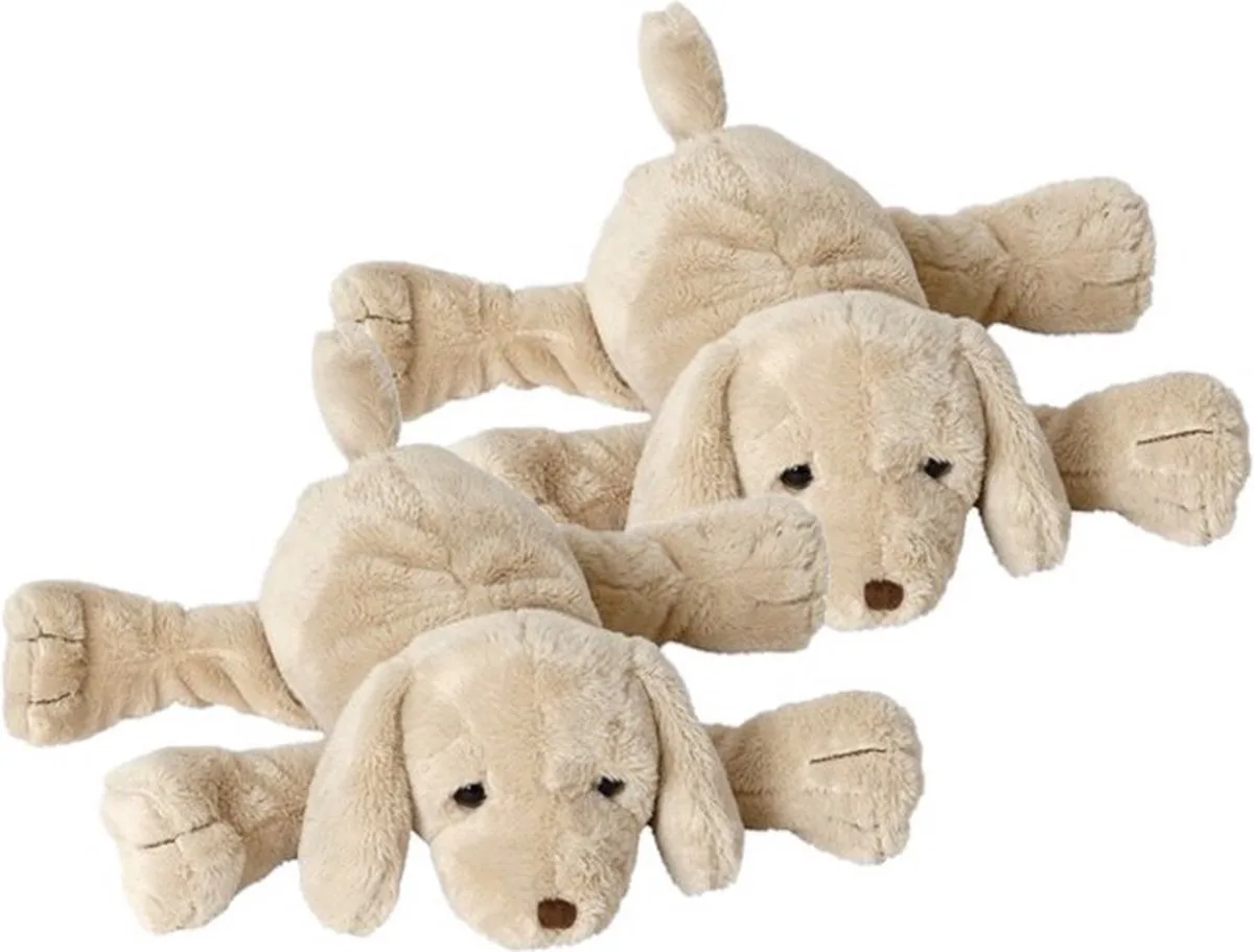 2x stuks happy Horse knuffel hond Herald 20 cm - honden knuffels - Baby cadeau van Happy Horse in Meerkleurig – productfoto