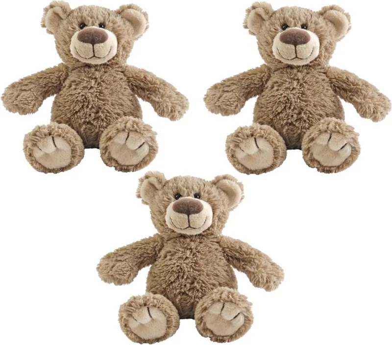 3x stuks happy Horse pluche knuffel beer Bella 22 cm - Dieren speelgoed beren knuffels van Happy Horse in Meerkleurig – productfoto