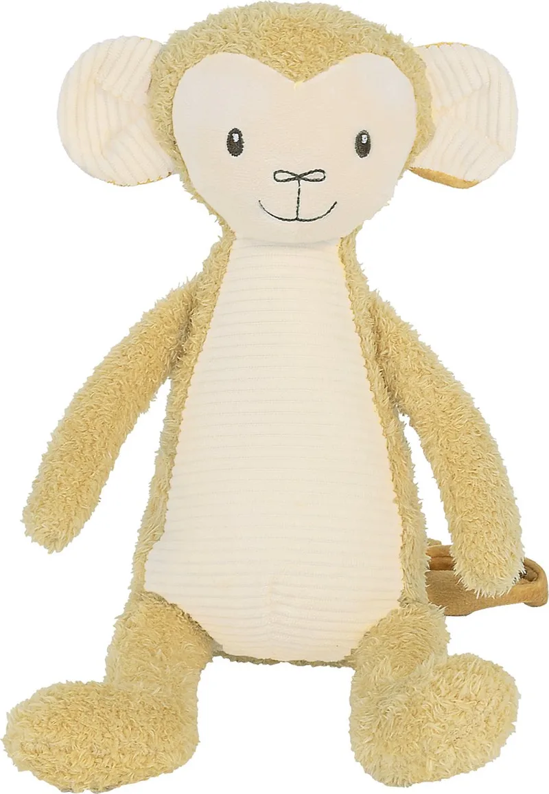 Aap Mano Knuffel 28cm - Baby knuffel van Happy Horse in Geel – productfoto