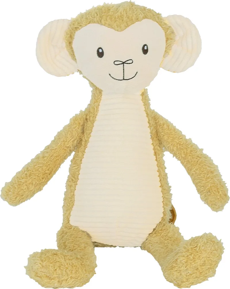 Aap Mano Knuffel 36cm - Baby knuffel van Happy Horse in Geel – productfoto