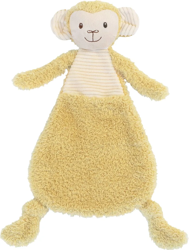 Aap Mano Knuffeldoekje - Baby cadeau de Happy Horse en Jaune – photo produit