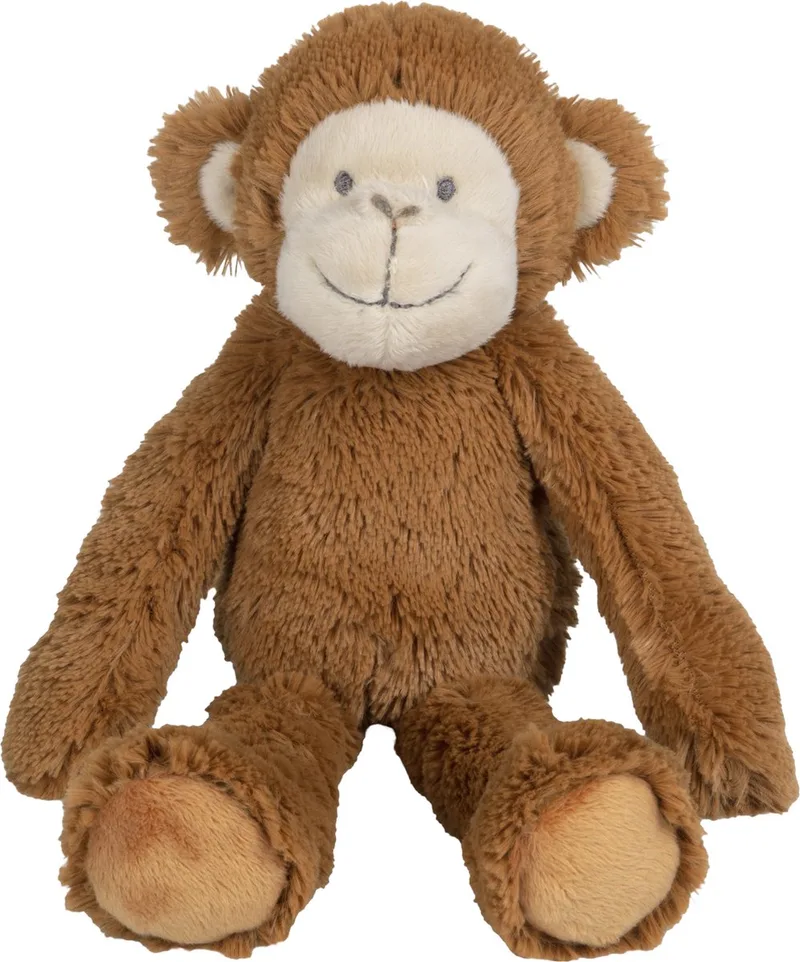 Aap Micha Knuffel 28cm - Baby knuffel van Happy Horse in Bruin – productfoto