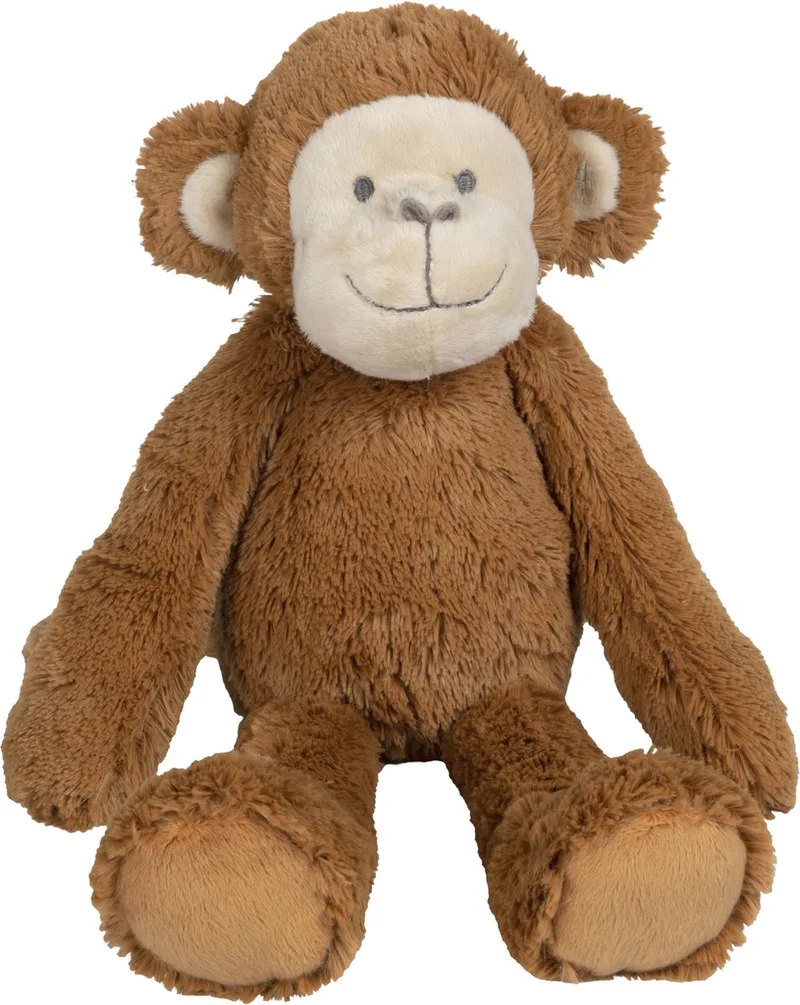 Aap Micha Knuffel 38cm - Baby knuffel van Happy Horse in Bruin – productfoto