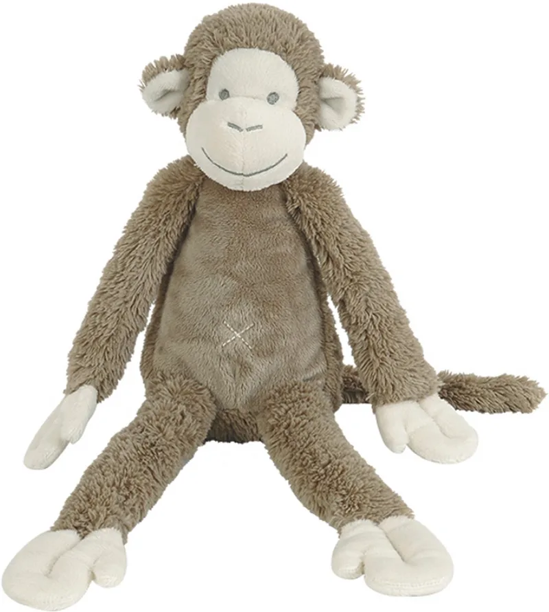 Aap Mickey Knuffel 32cm - Baby knuffel van Happy Horse in Bruin – productfoto