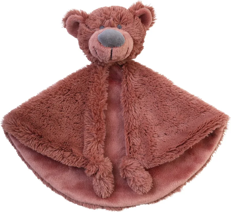 Beer Bobbie Knuffeldoekje - Baby cadeau de Happy Horse en Roest kleur – photo produit
