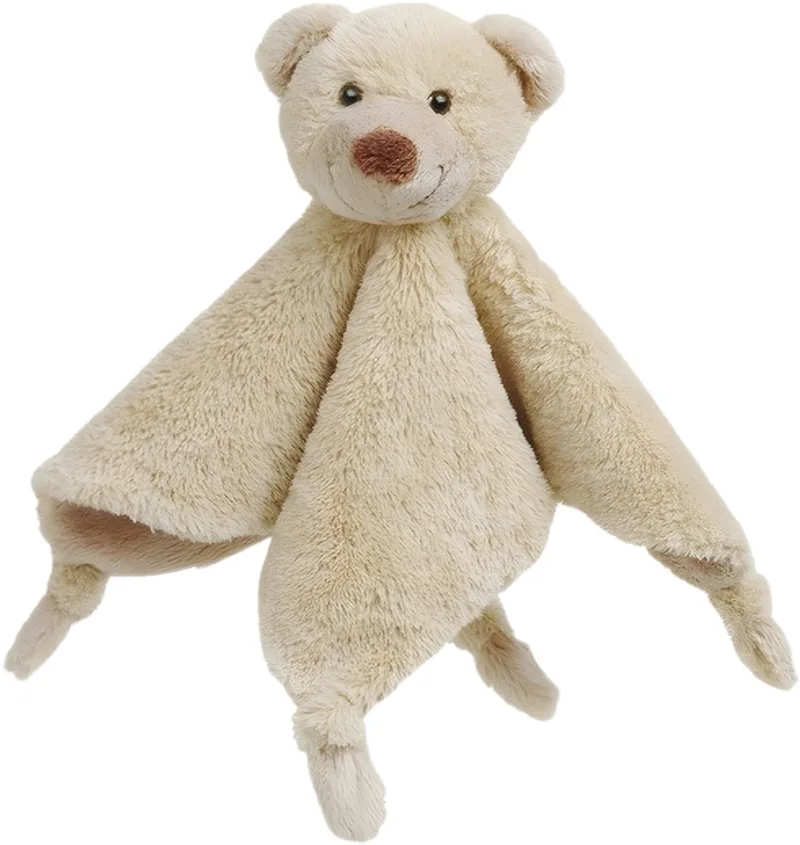 Beer Boogy Knuffeldoekje - Baby cadeau van Happy Horse in Beige – productfoto