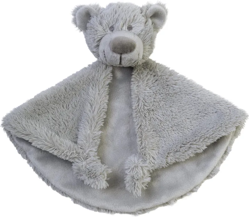 Beer Brice Knuffeldoekje - Baby cadeau de Happy Horse en Gris – photo produit