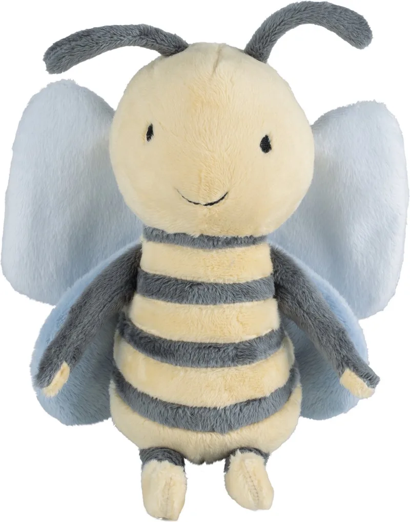 Bij Benja Knuffel 20cm - Blauw/Geel - Baby knuffel by Happy Horse in Blue – product photo