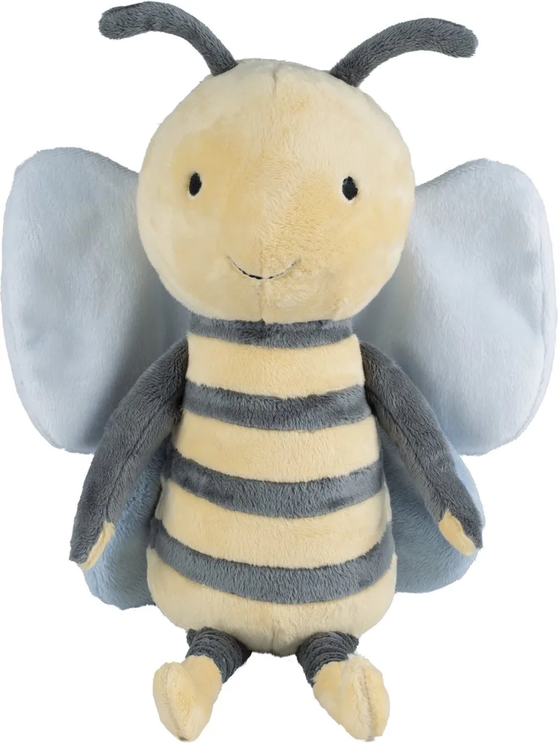 Bij Benja Knuffel 36cm - Blauw/Geel - Baby knuffel by Happy Horse in Blue – product photo