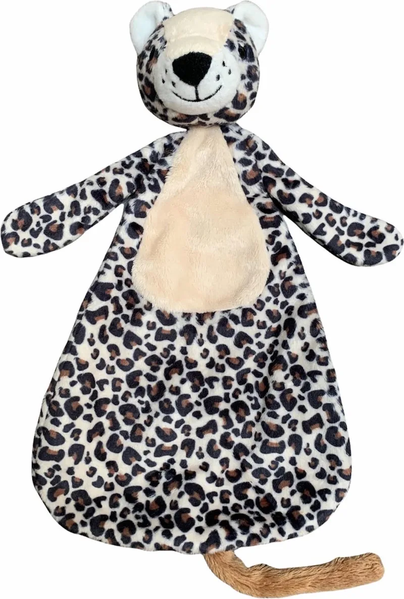 Bylout Leopard Lou Knuffeldoekje/Speendoekje produced by Happy Horse van Happy Horse in Beige – productfoto