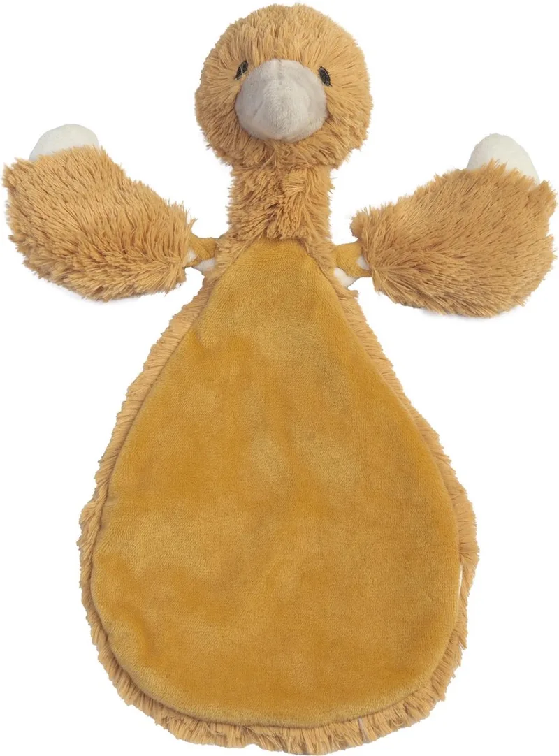 Eend Twine Knuffeldoekje - Baby cadeau by Happy Horse in Brown – product photo