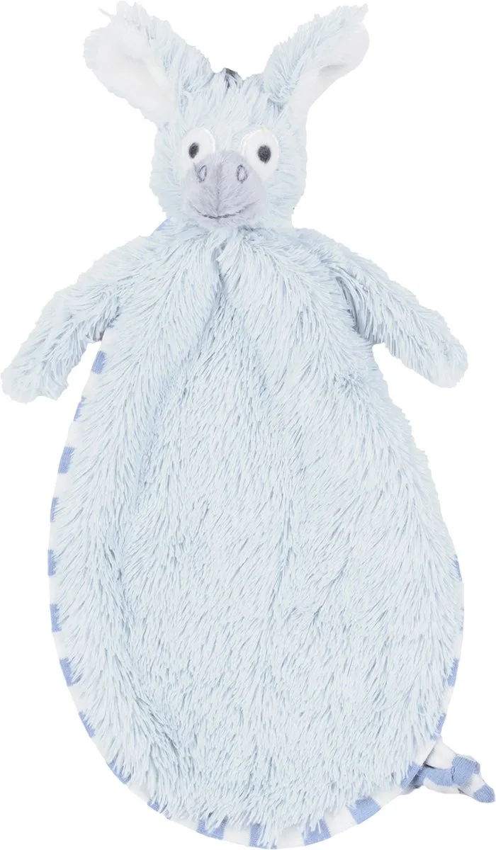 Ezel Dallas Knuffeldoekje - Baby Cadeau van Happy Horse in Blauw – productfoto