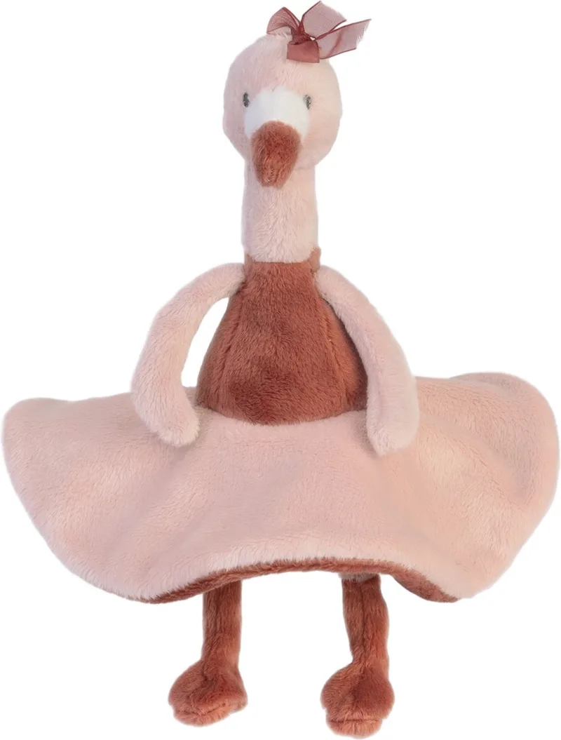 Flamingo Fiddle Knuffel 19cm - Baby knuffel by Happy Horse in Oudroze – product photo