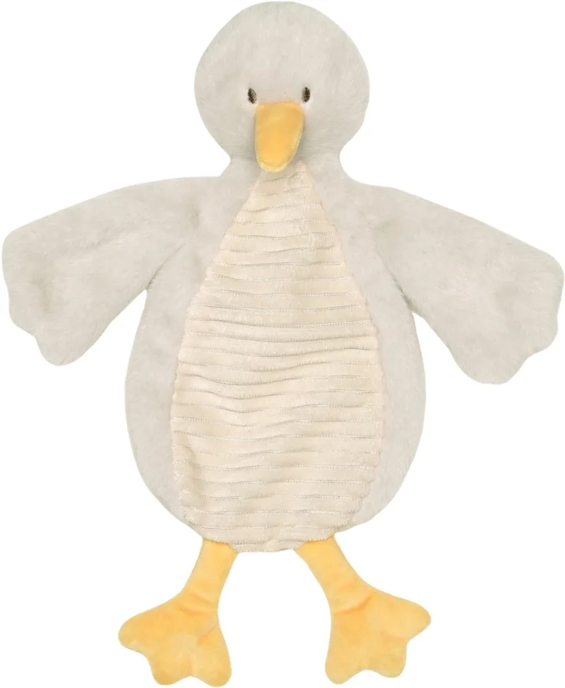 Gans Glen Knuffeldoek 23 cm - Baby cadeau van Happy Horse in Ecru – productfoto