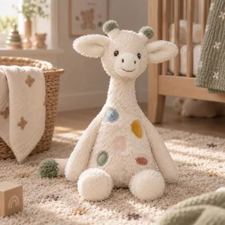 Giraf Gizzy Knuffel 32 cm - Baby knuffel de Happy Horse en Gris – photo produit 2 sur 2